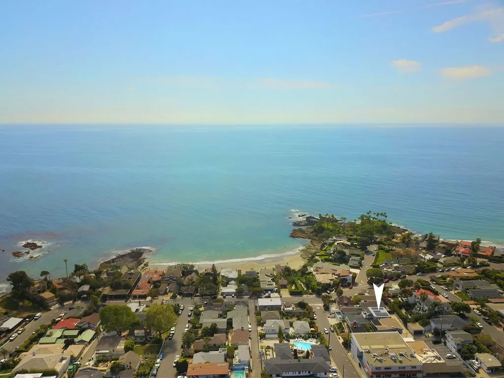 Aerial view of North Laguna Beach near Shaw's Cove, the neighborhood of 166 Fairview St Aerial view of North Laguna Beach near Shaw's Cove, the neighborhood of 166 Fairview St