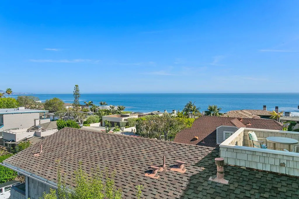 Panoramic ocean view from the deck at 166 Fairview St, Laguna Beach Panoramic ocean view from the deck at 166 Fairview St, Laguna Beach