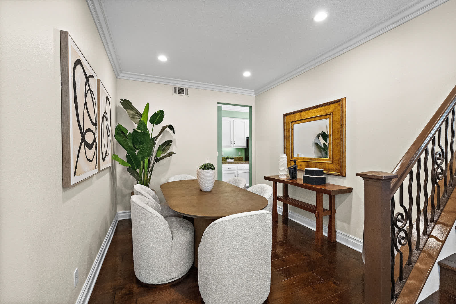 Entry and staircase at 5 Lyon Ridge, Aliso Viejo