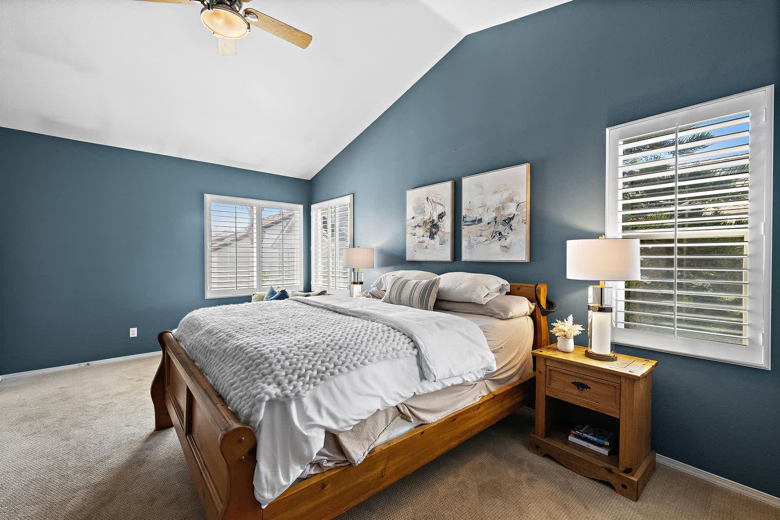 Primary bedroom with high ceilings at 5 Lyon Ridge, Aliso Viejo