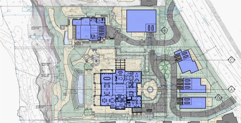 Site plan drawing from the listing at 32229 Coast Hwy, Laguna Beach Site plan drawing from the listing at 32229 Coast Hwy, Laguna Beach