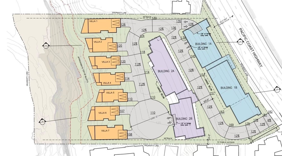 A second site plan drawing from the listing at 32229 Coast Hwy, Laguna Beach A second site plan drawing from the listing at 32229 Coast Hwy, Laguna Beach