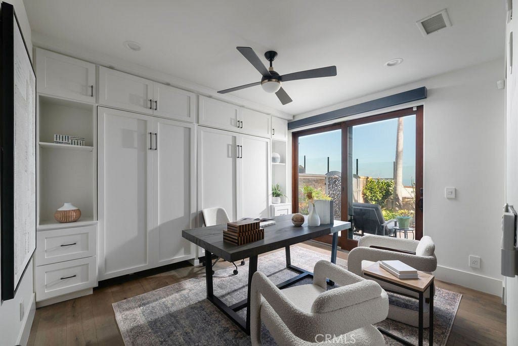Flexible room with built-in cabinetry at 740 Bolsana Drive, Laguna Beach